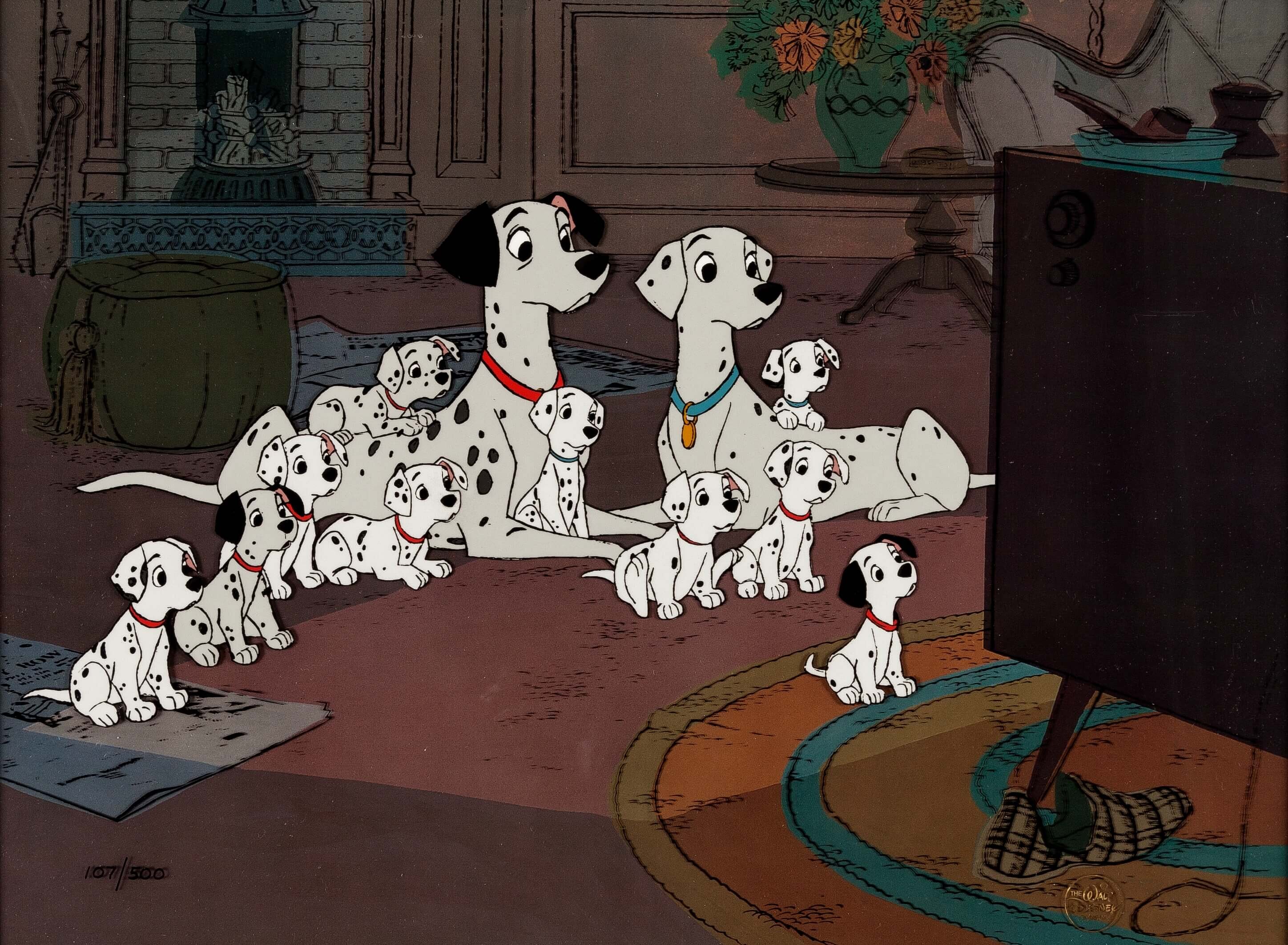 101 Dalmatians Limited Edition Cel 107 500 Walt Disney Lot 12234 Heritage Auctions