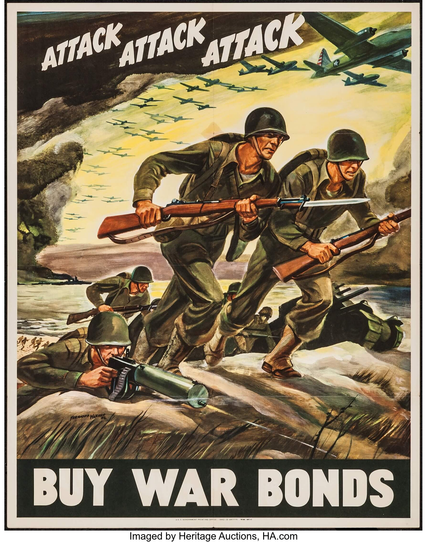  Insire WW2 Poster, Propaganda Poster, WW2 Propaganda