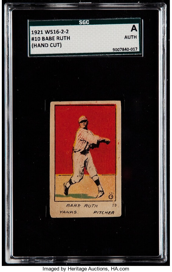 1921 W516-2-2 Babe Ruth