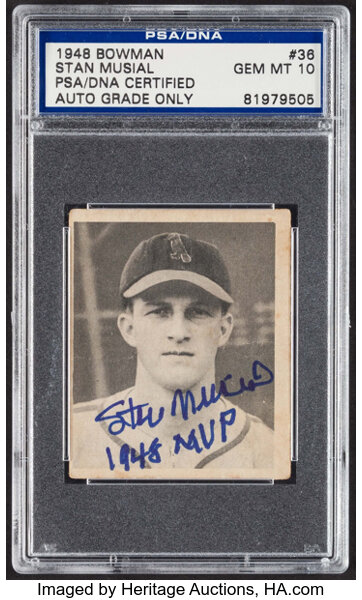 A Stan Musial Signature Series Set of Signed Autograph Baseball Cards