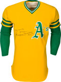 1969 Reggie Jackson Game Worn Oakland A's Jersey - Photo Matched to, Lot  #59310