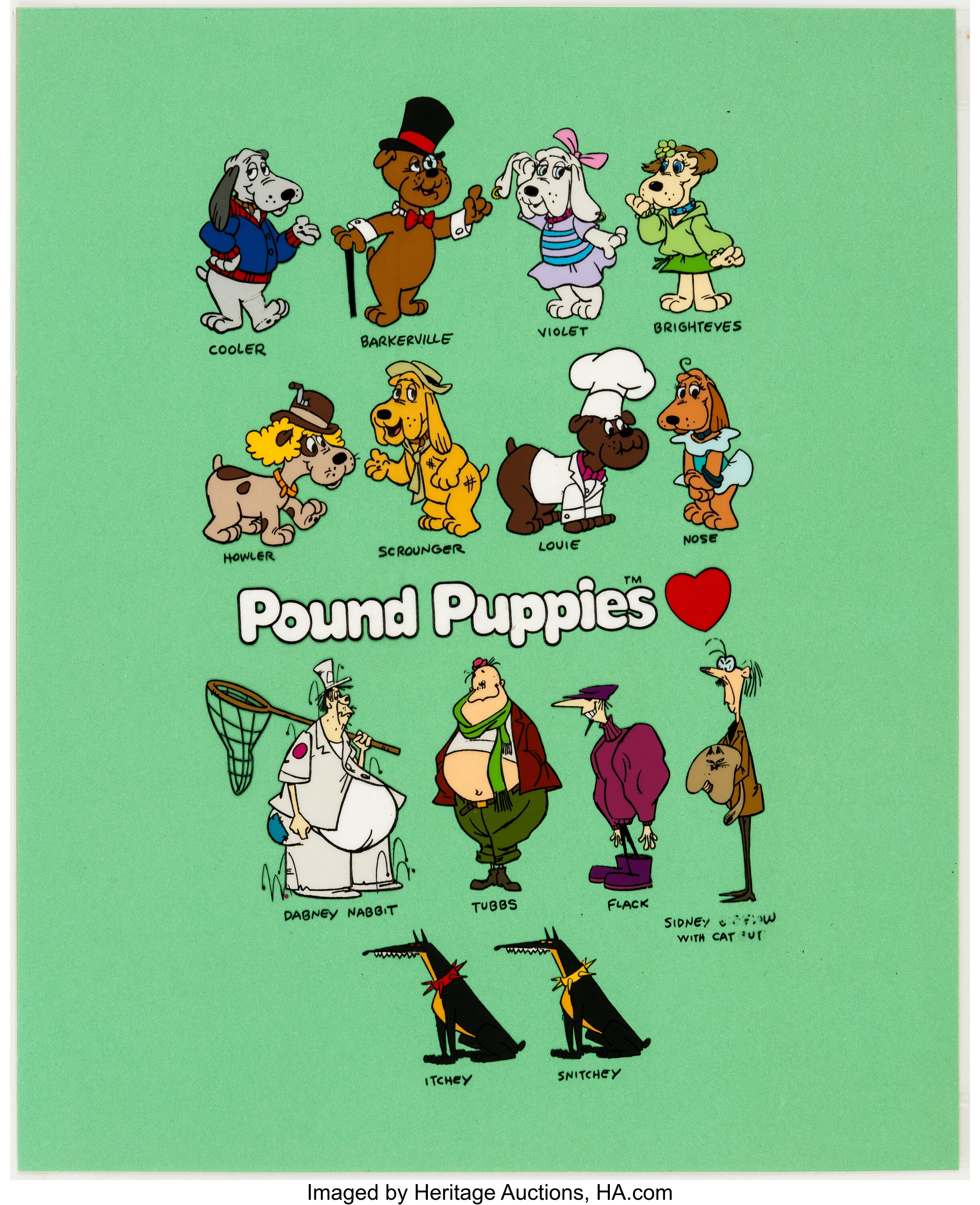 Pound store puppy cartoon