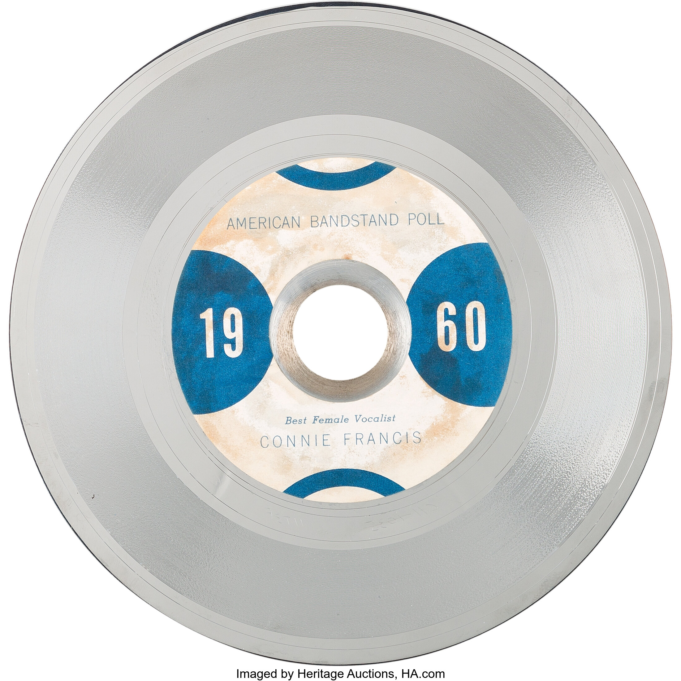 A Connie Francis 'American Bandstand Poll' Award, 1960.... Music | Lot ...