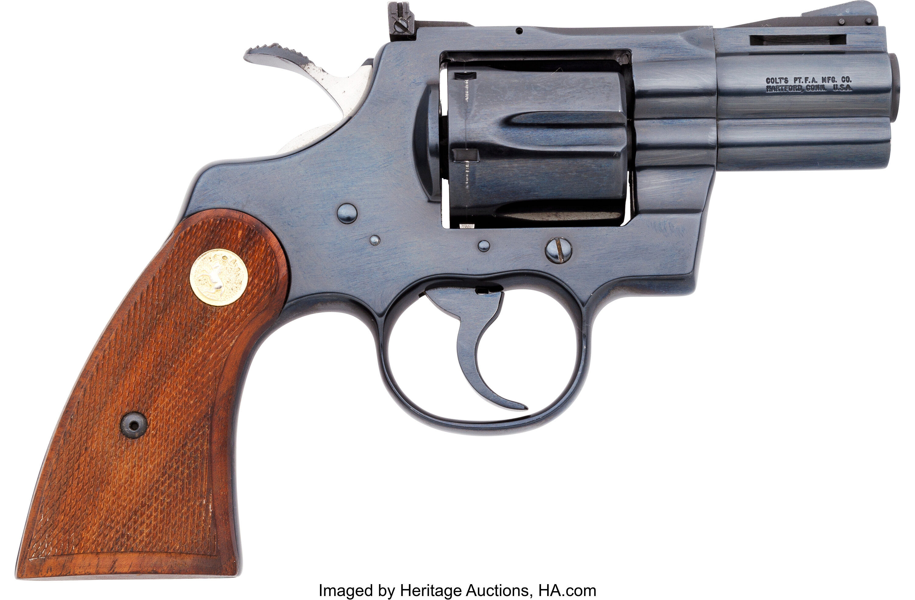 Colt Python Model Double Action Revolver.... Handguns Double