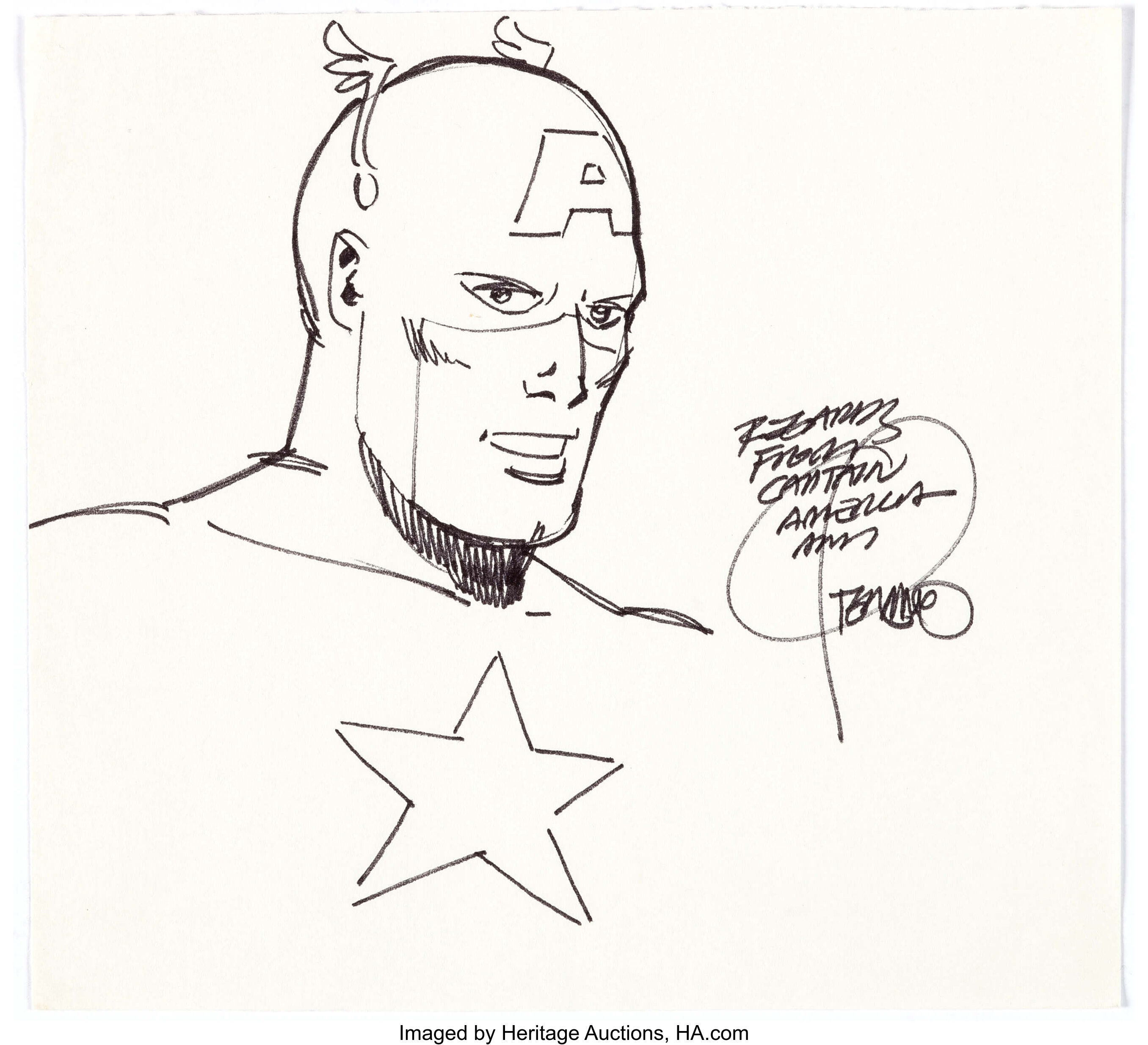 Jim Steranko - Captain America Illustration Original Art | Lot #14106 ...