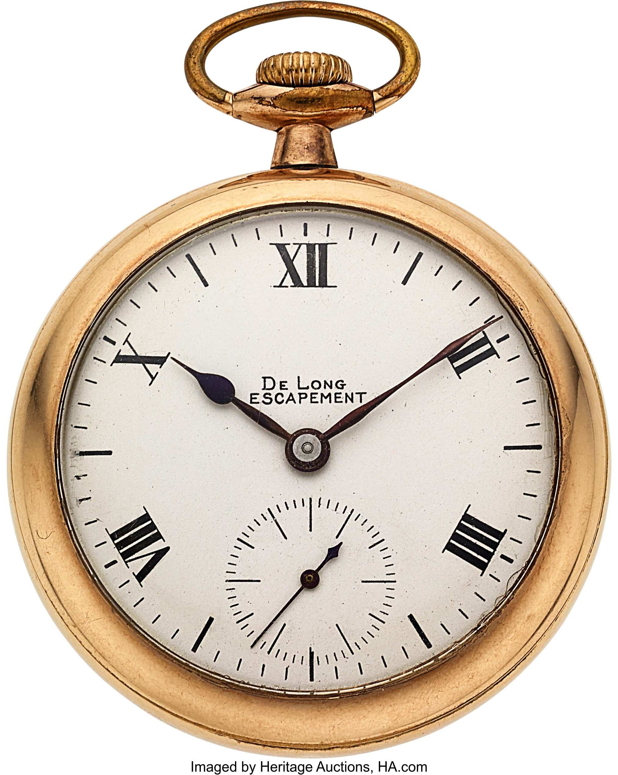 Illinois Rare Bunn Special With Delong's Escapement, circa 1919. | Lot ...