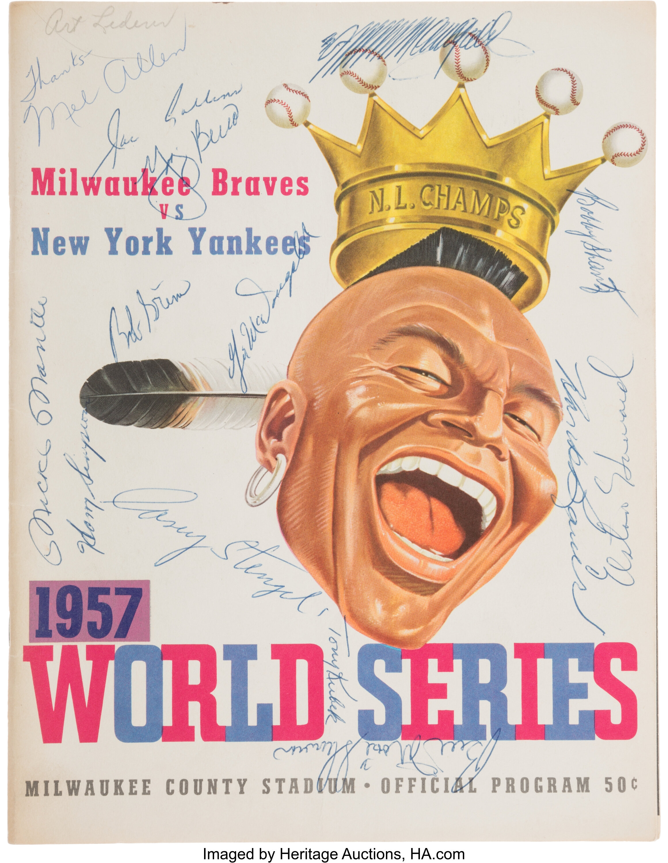 1957 World Series Game 3 New York Yankees vs. Milwaukee Braves 