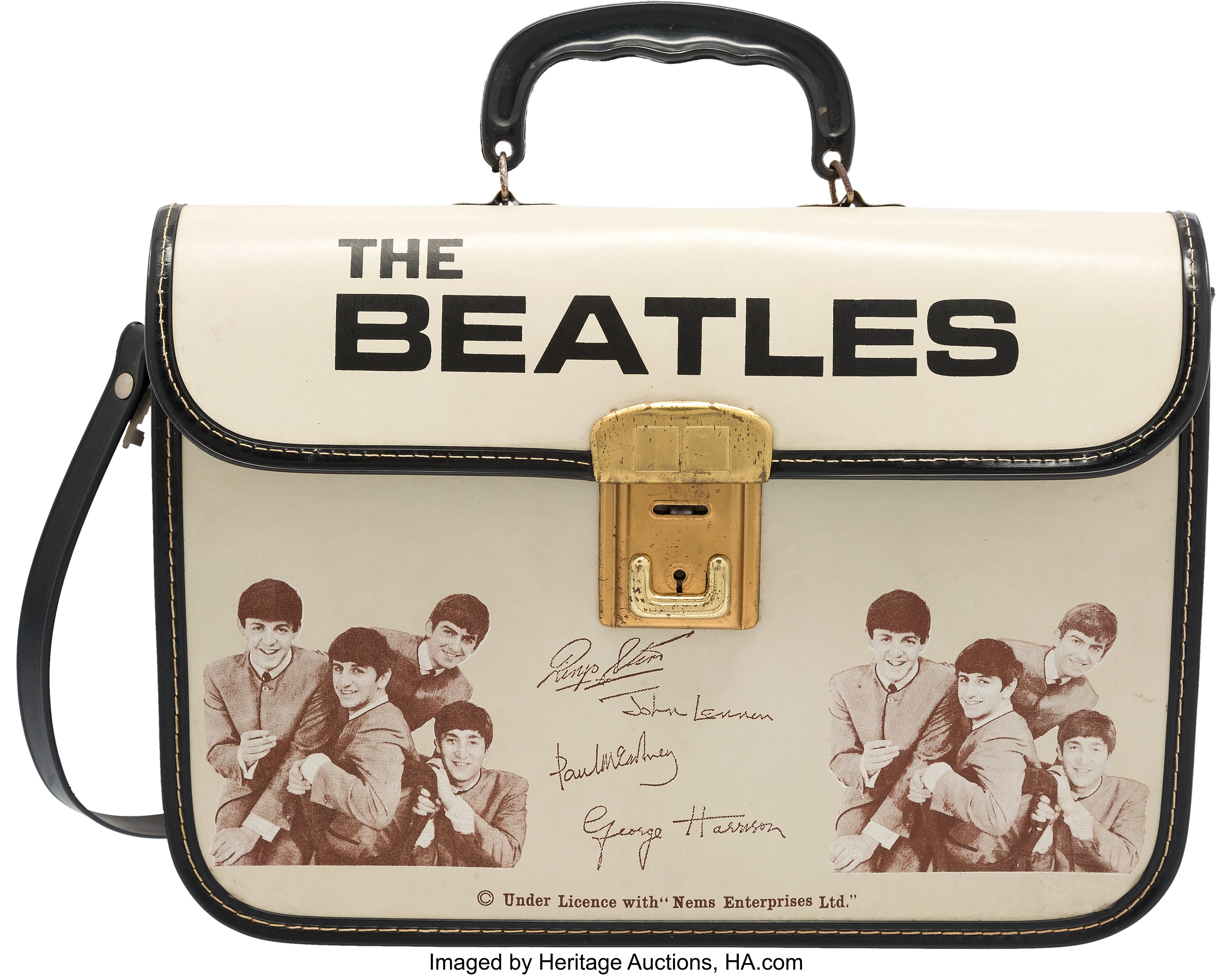 Beatles School Bag by Burnel Ltd. of Canada (NEMS, 1964).... Music