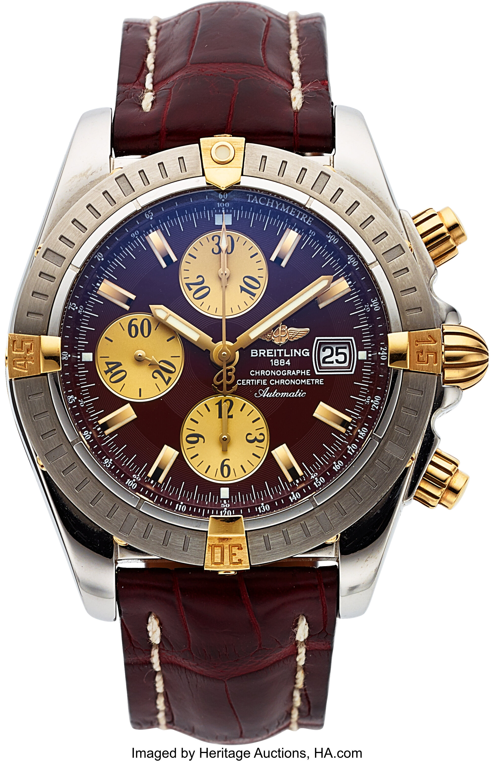 Breitling B13356 Chronomat Evolution Two Tone Automatic Lot 54016 Heritage Auctions