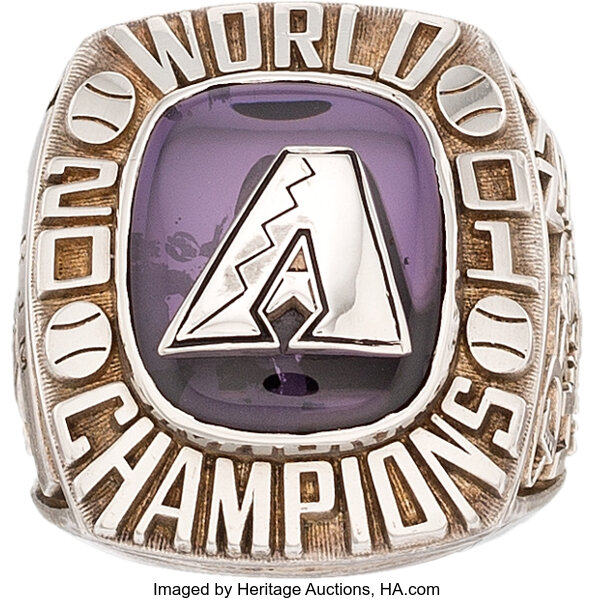 2001 Arizona Diamondbacks World Series Championship Ring., Lot #80088
