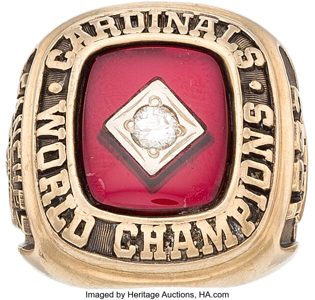 1982 St. Louis Cardinals World Series Championship Ring Presented 