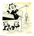 Joe Oriolo (attributed) - Felix the Cat Cover Original Art (Harvey ...