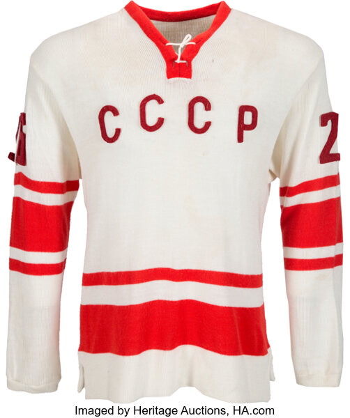 Soviet union hot sale hockey jersey