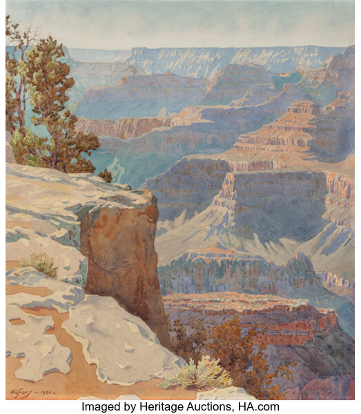 Gunnar Mauritz Widforss (Swedish, 1879-1934). Grand Canyon, 1924 
