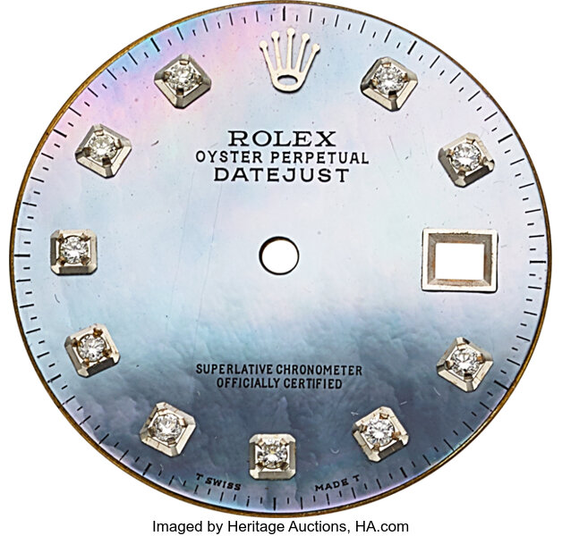 Blue mother on sale of pearl rolex