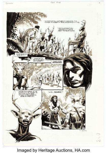 Tom Yeates Dark Horse Presents 143 Tarzan In Tales Of - 