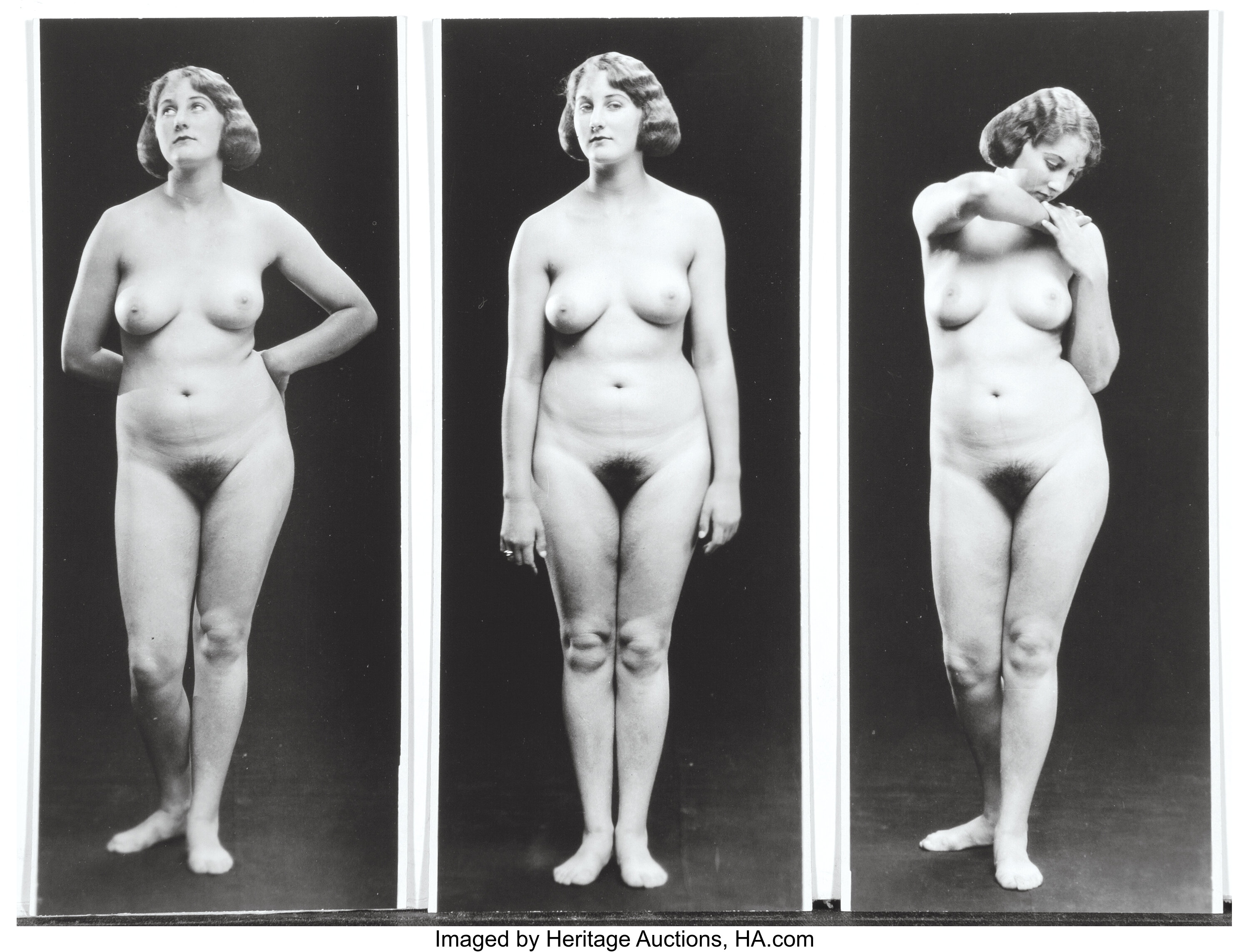 Albert Arthur Allen (American, 1886-1962). Nude Triptych (three | Lot  #73335 | Heritage Auctions