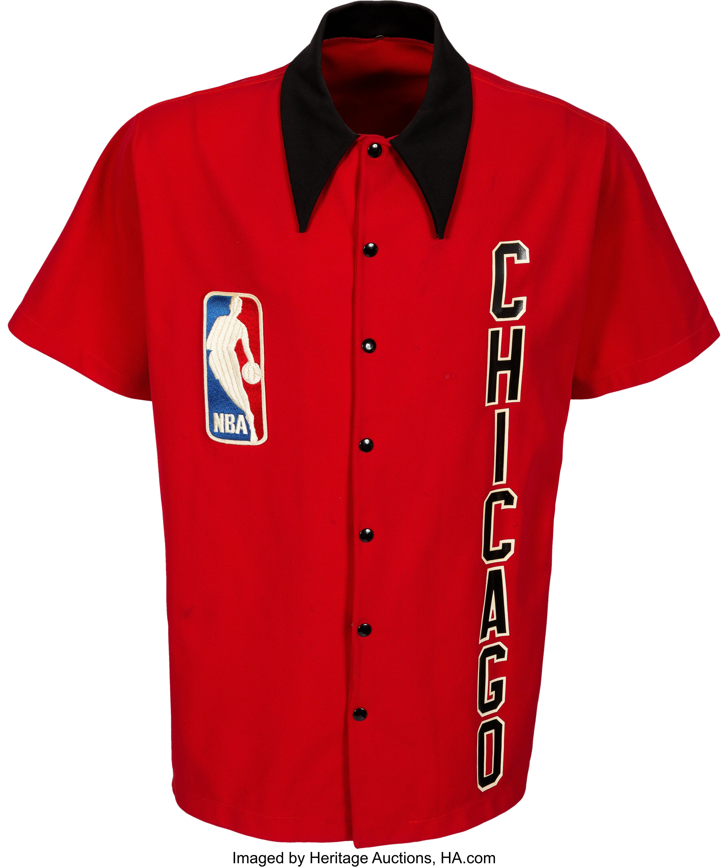 1990s Chicago Bulls Game Issued Road Warm Up Suit (MEARS LOA)