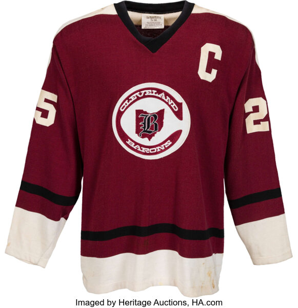 Cleveland Barons 1950's hockey jersey