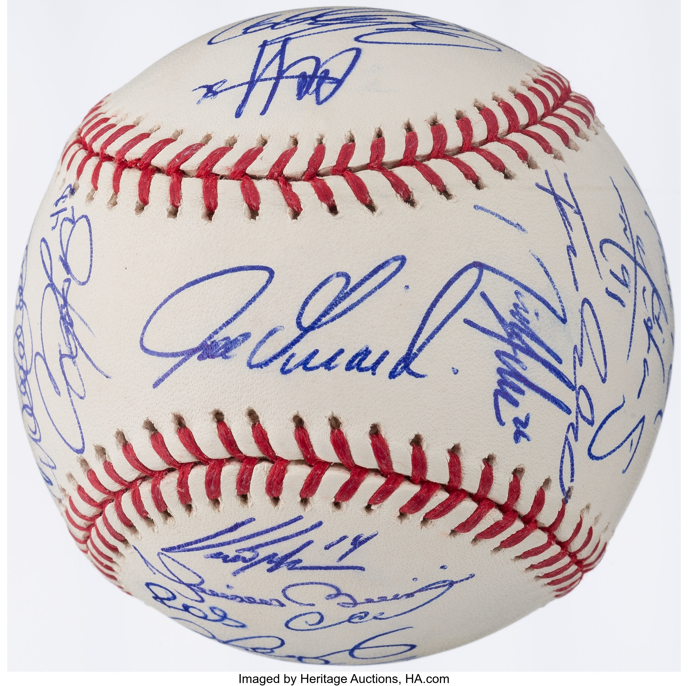 2010 New York Yankees Team Signed Baseball — The Bullpen Sports Collectibles