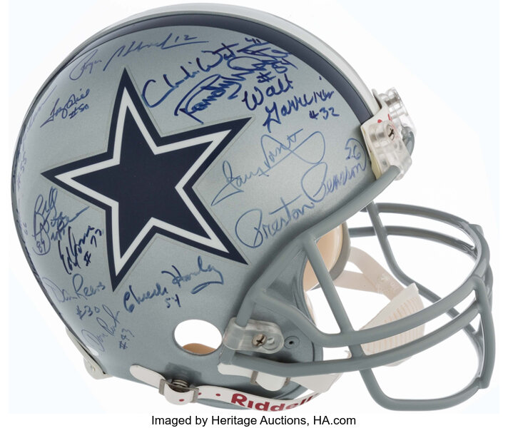 Dallas Cowboys Helmets, Cowboys Signed Helmet