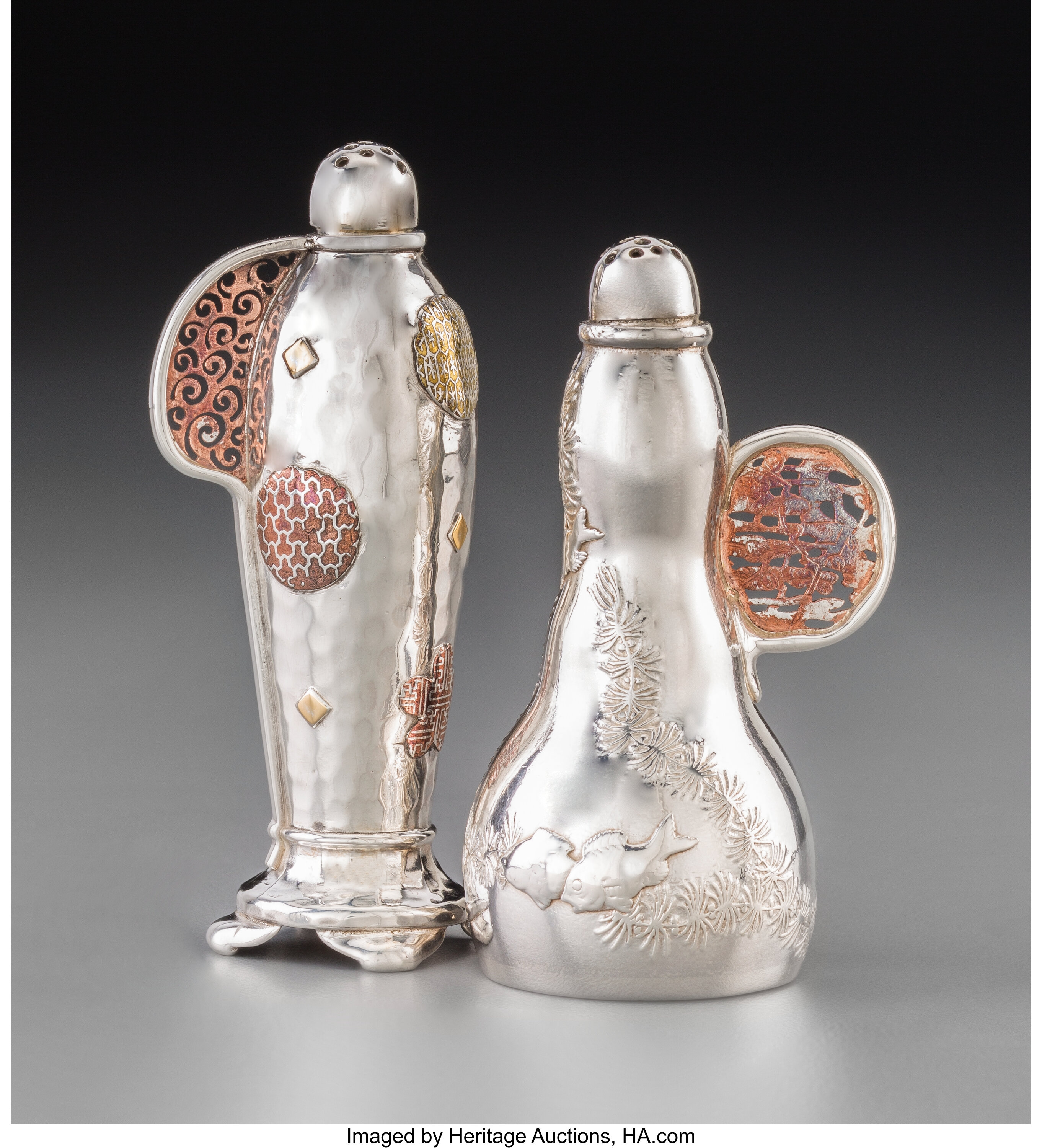 Heritage Silver Salt & Pepper Shakers