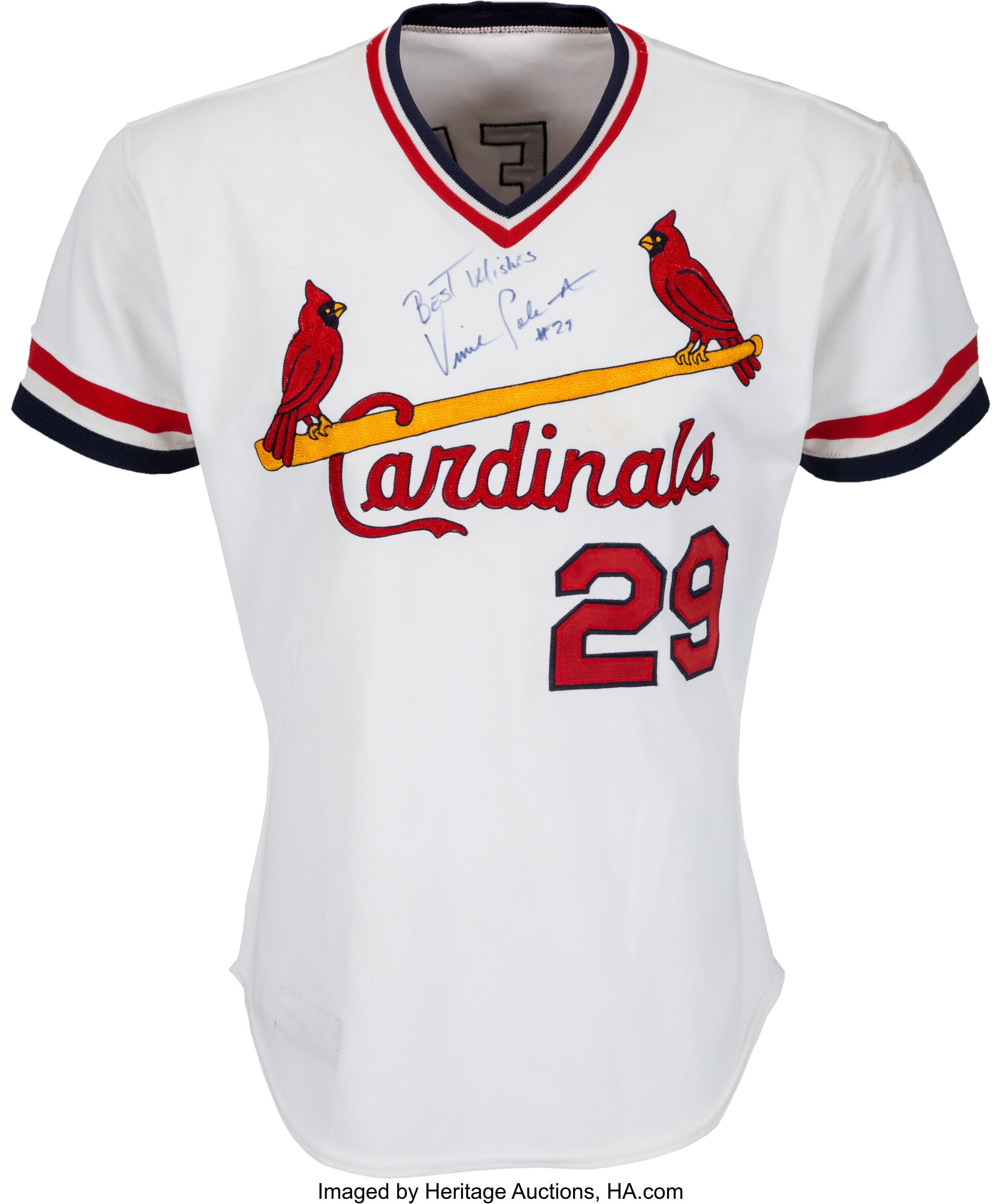 1985 Vince Coleman Game Worn St. Louis Cardinals Jersey. , Lot #83394
