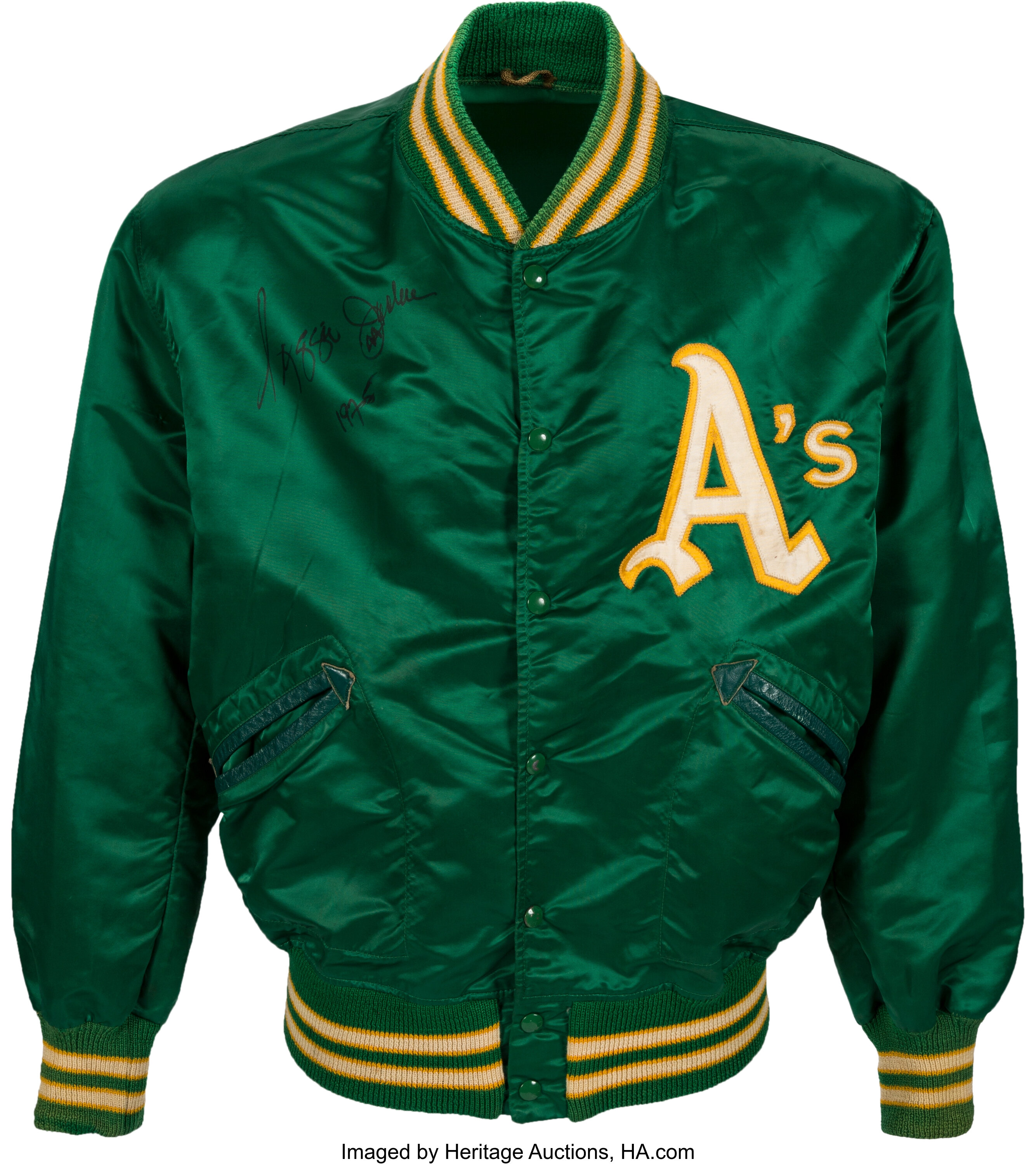 1975 Reggie Jackson Game Worn Oakland Athletics Jersey. , Lot #81931