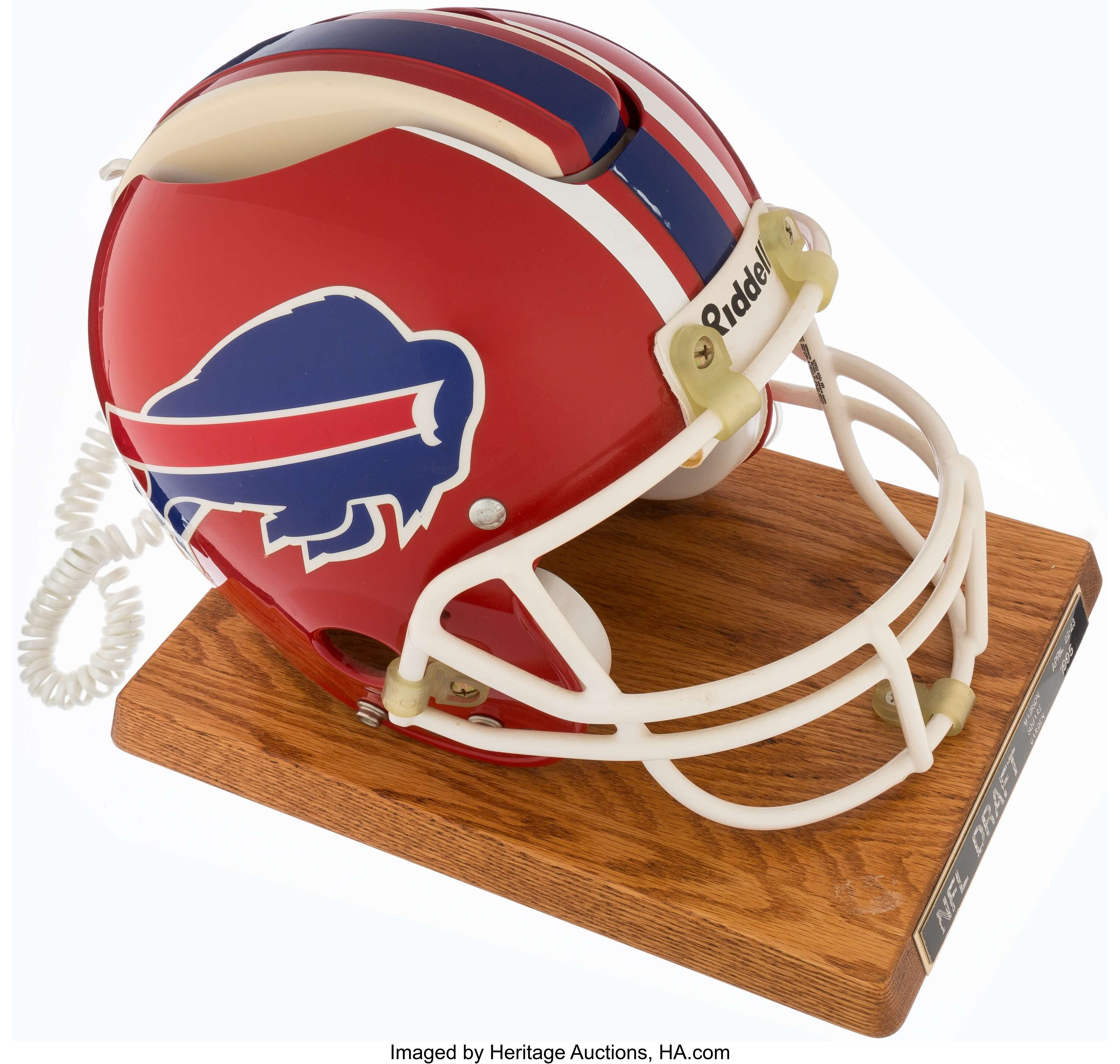 1995 Buffalo Bills NFL Draft Helmet Phone. . ... Football | Lot ...
