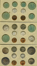 Uncertified 1955 Double Mint Set. The set includes 22 coins, two
