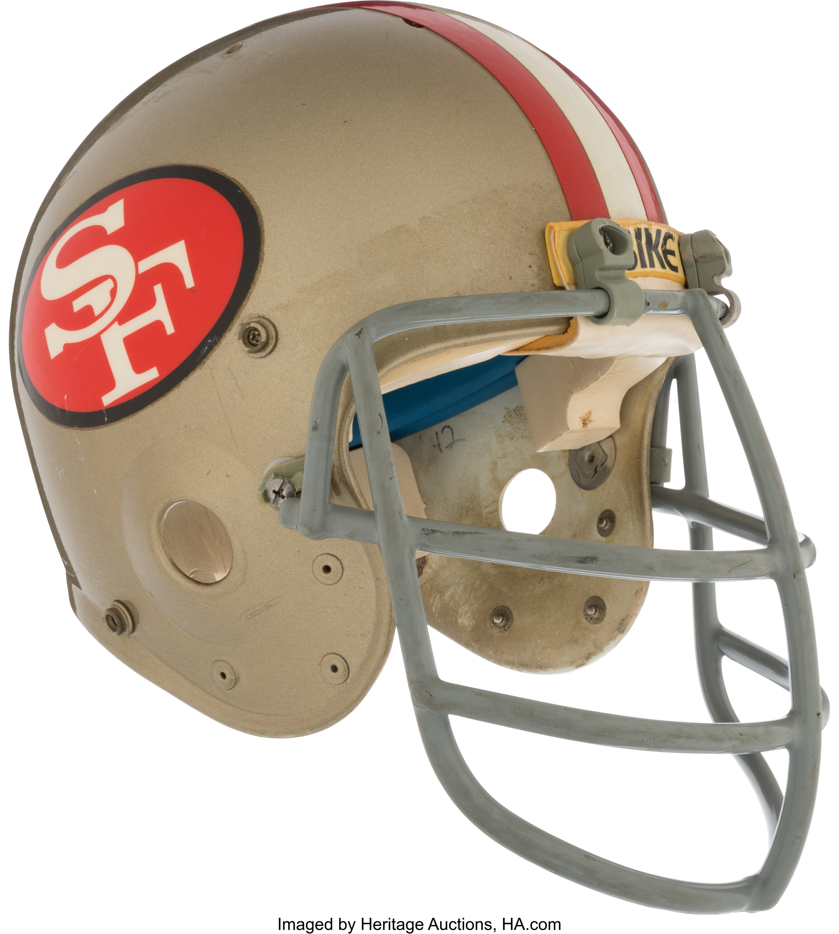 1981 Ronnie Lott Game Worn San Francisco 49ers Rookie Helmet -, Lot #82299