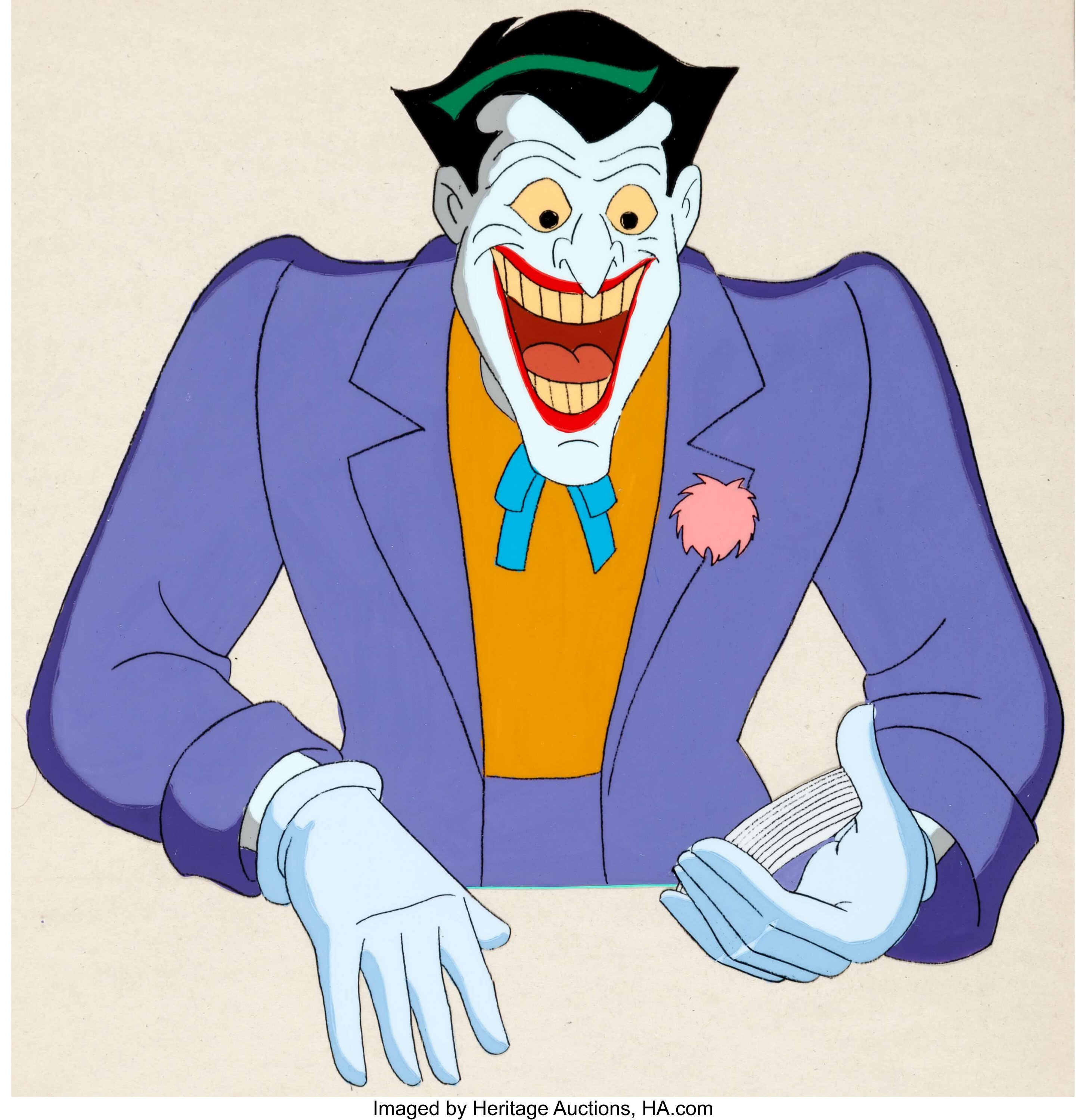 Batman The Animated Series The Joker Production Cel Warner Lot Heritage Auctions