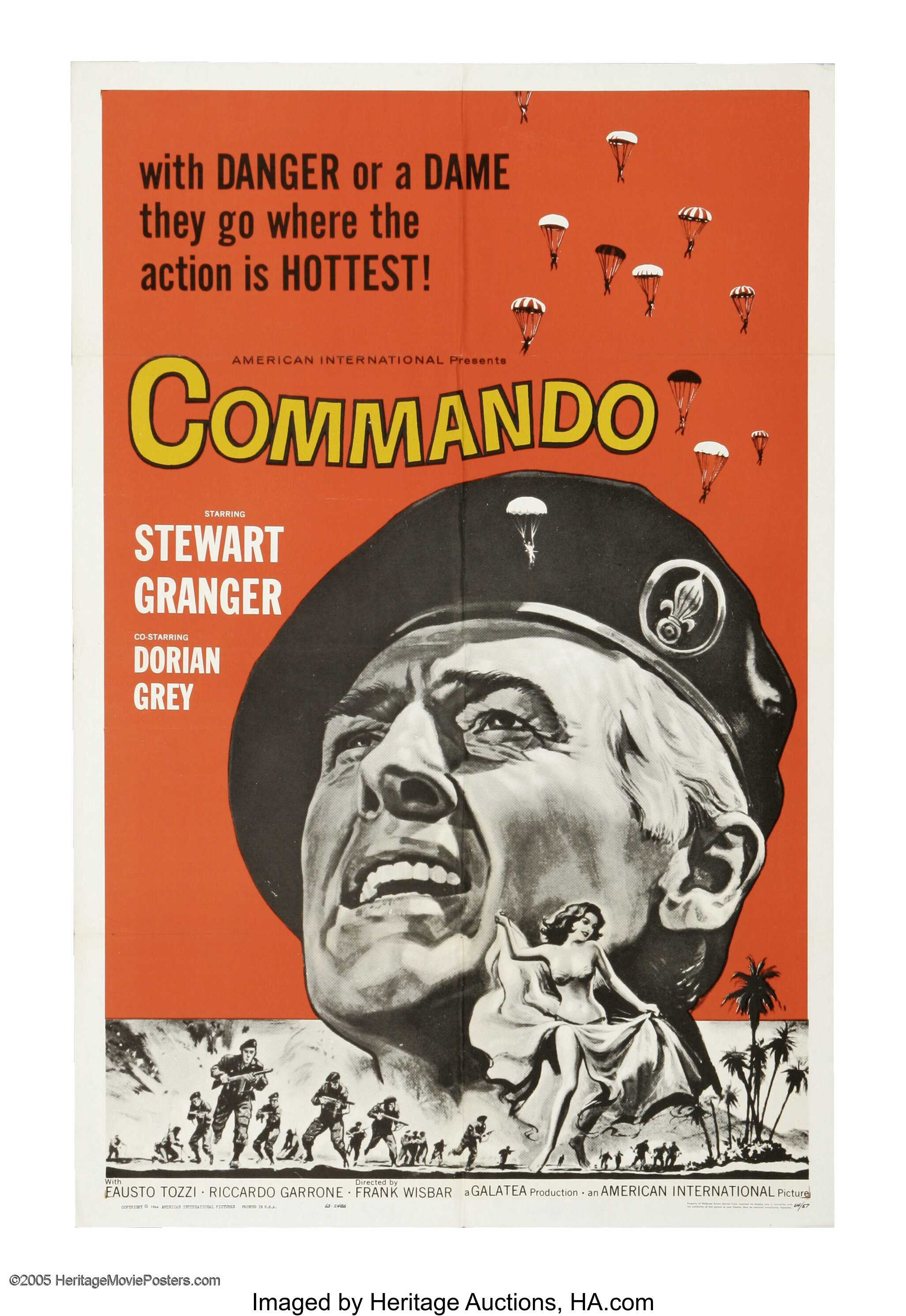 Movie Poster Commando 1964 