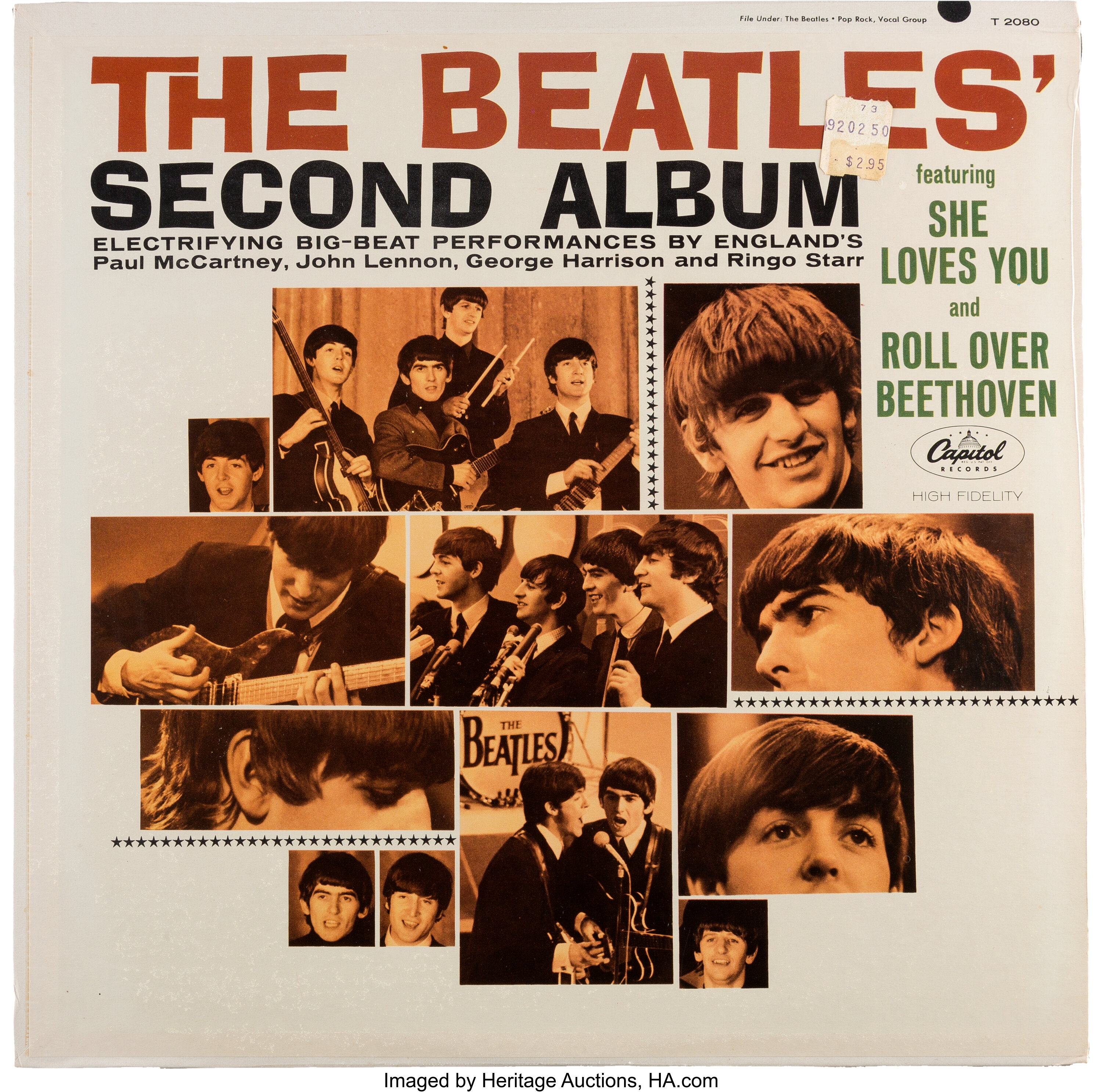 The Beatles' Second Album Sealed Mono LP (Capitol 2080, 1964).... | Lot ...