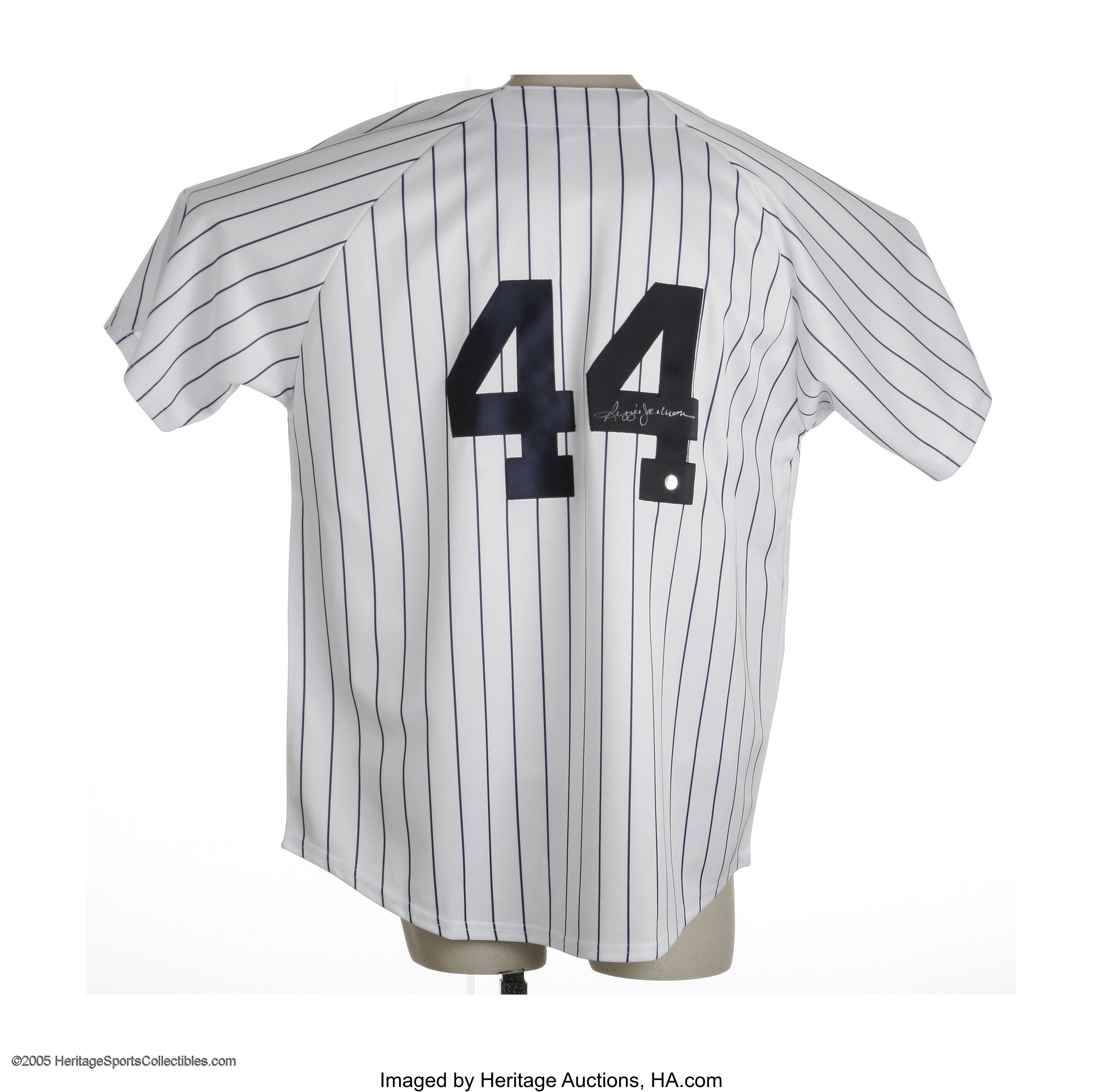 Reggie Jackson Autographed Throwback Mr. October Baseball Jersey Grey  (JSA)