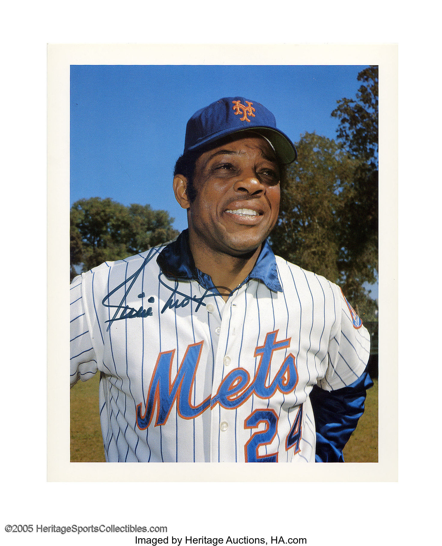 Willie Mays New York Mets Home Throwback Jersey