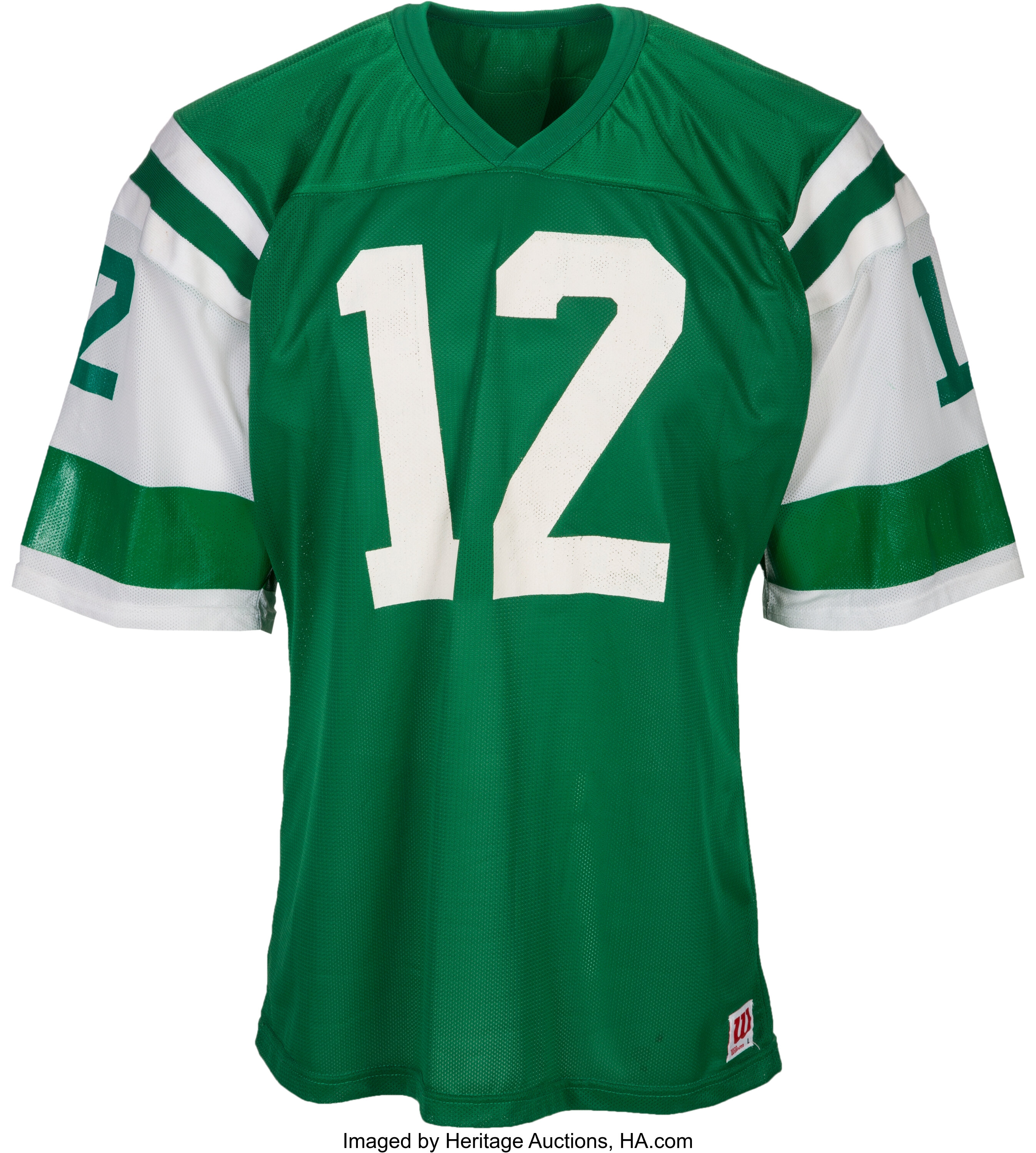 Winner of our “Broadway” Joe Namath signed jersey