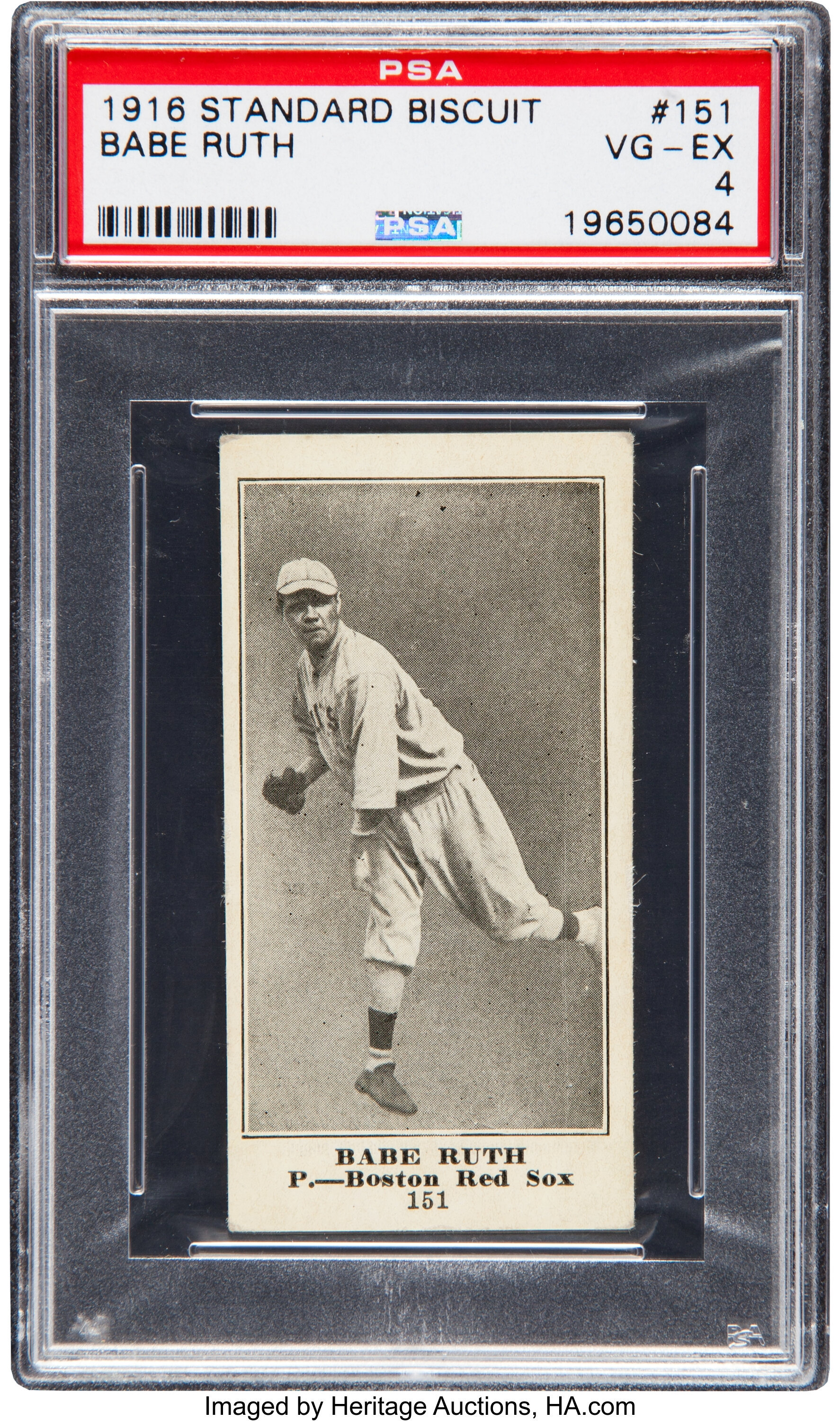 Rookie Babe Ruth Baseball Card