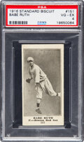 1916 Famous & Barr Co. Babe Ruth #151 PSA EX-MT 6 - The Hobby's, Lot  #56008