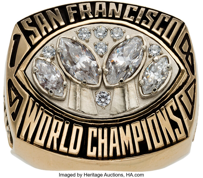 1994 San Francisco 49ers Super Bowl XXIX Championship Ring, Lot #56873