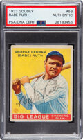 Goldin on X: Babe Ruth Signed Cut – PSA/DNA Authentic Autograph