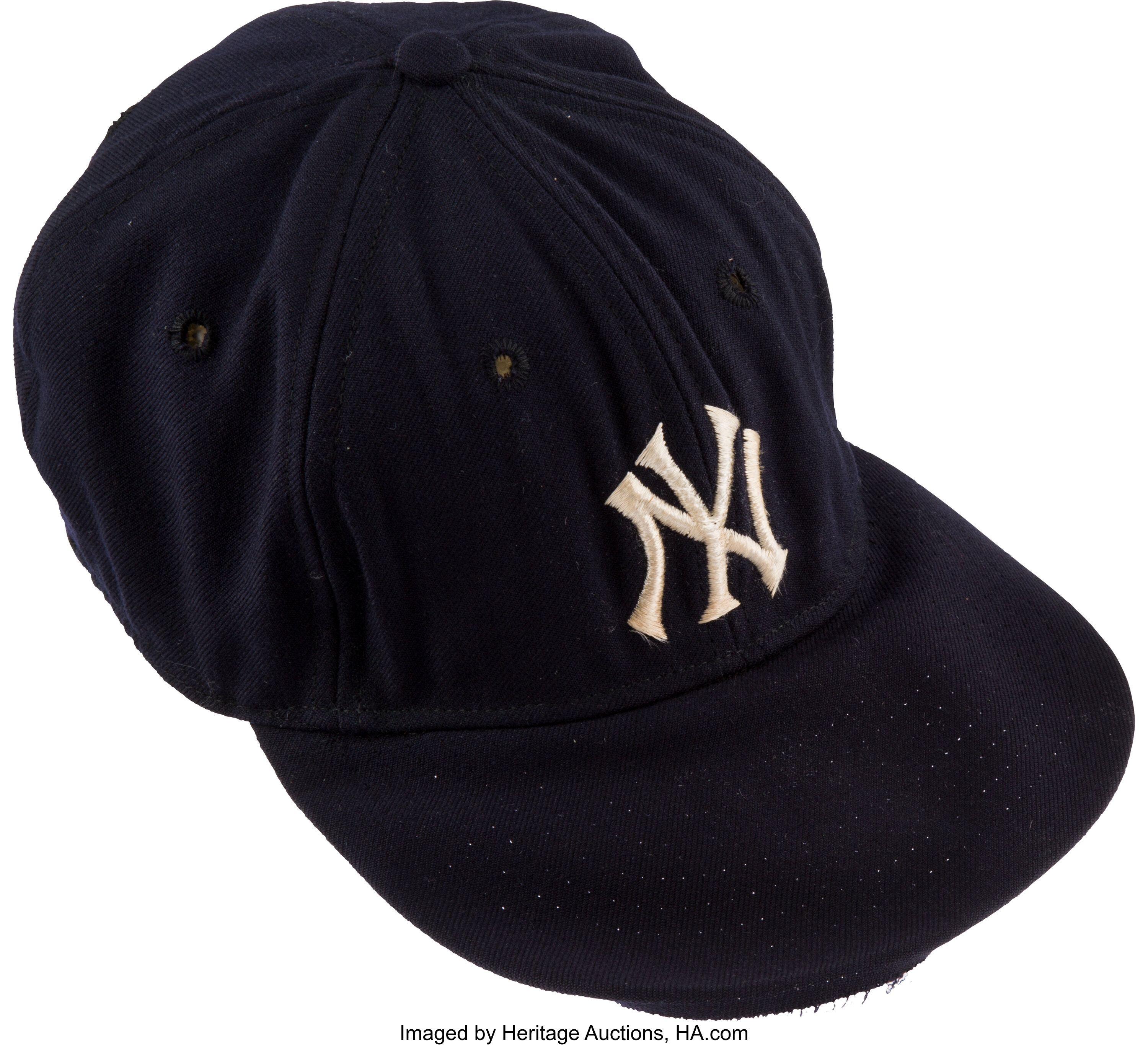 1960's Mickey Mantle Game Worn New York Yankees Cap.... Baseball