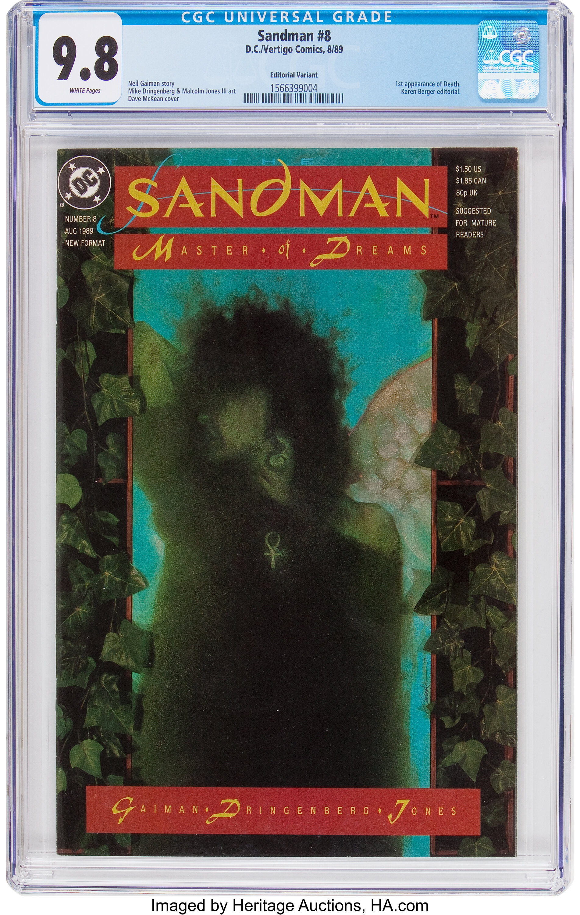 Sandman 8 newest cgc 9.0 comic