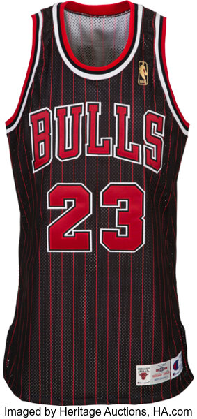 1996-97 Michael Jordan Pro Cut Chicago Bulls Jersey. Basketball