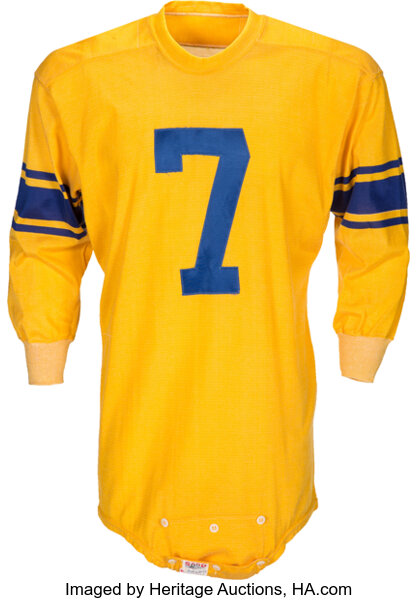 1950-52 Bob Waterfield Los Angeles Rams Jersey. Football, Lot #82215