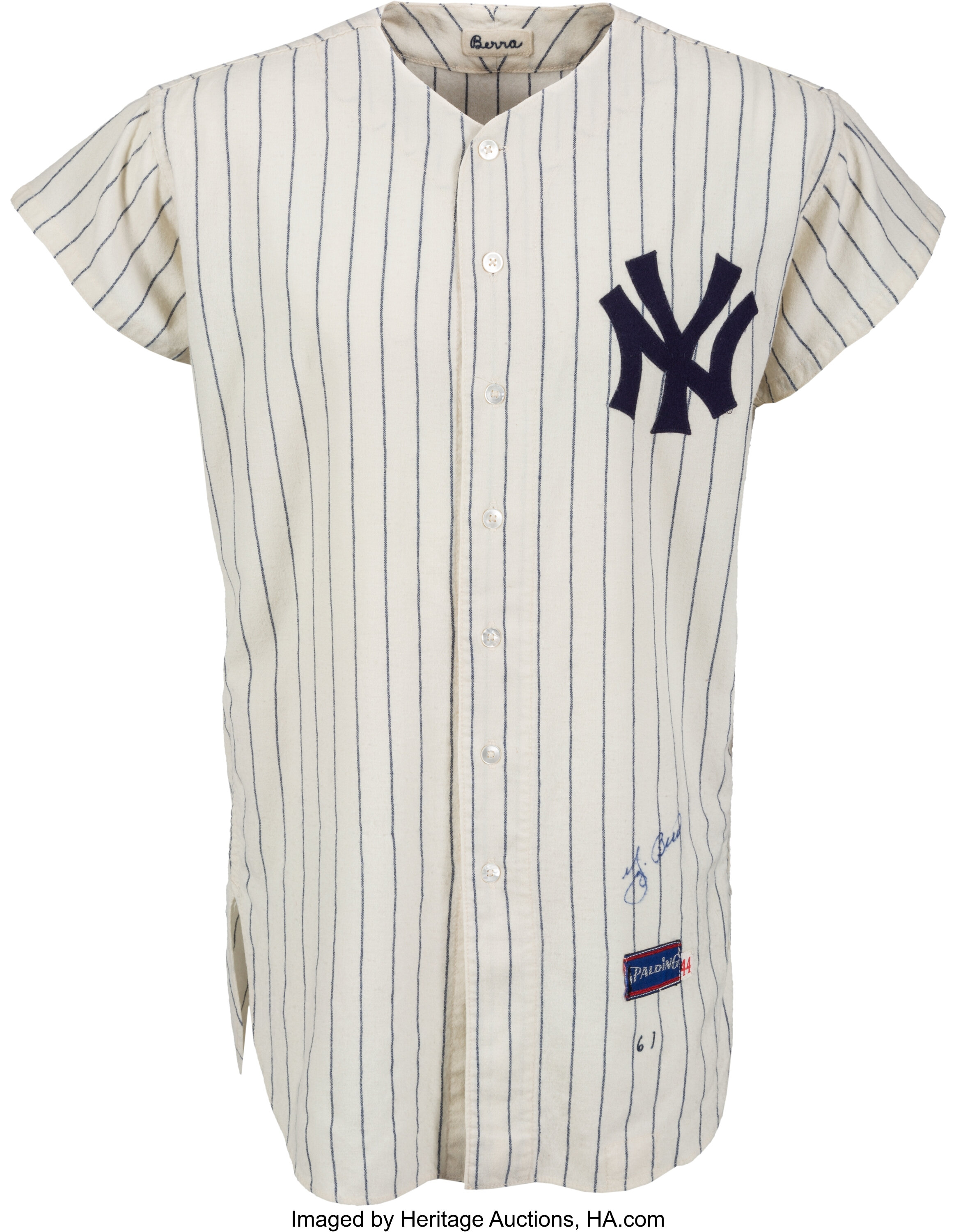 1958 Roger Maris Game Worn Cleveland Indians Jersey, MEARS A9