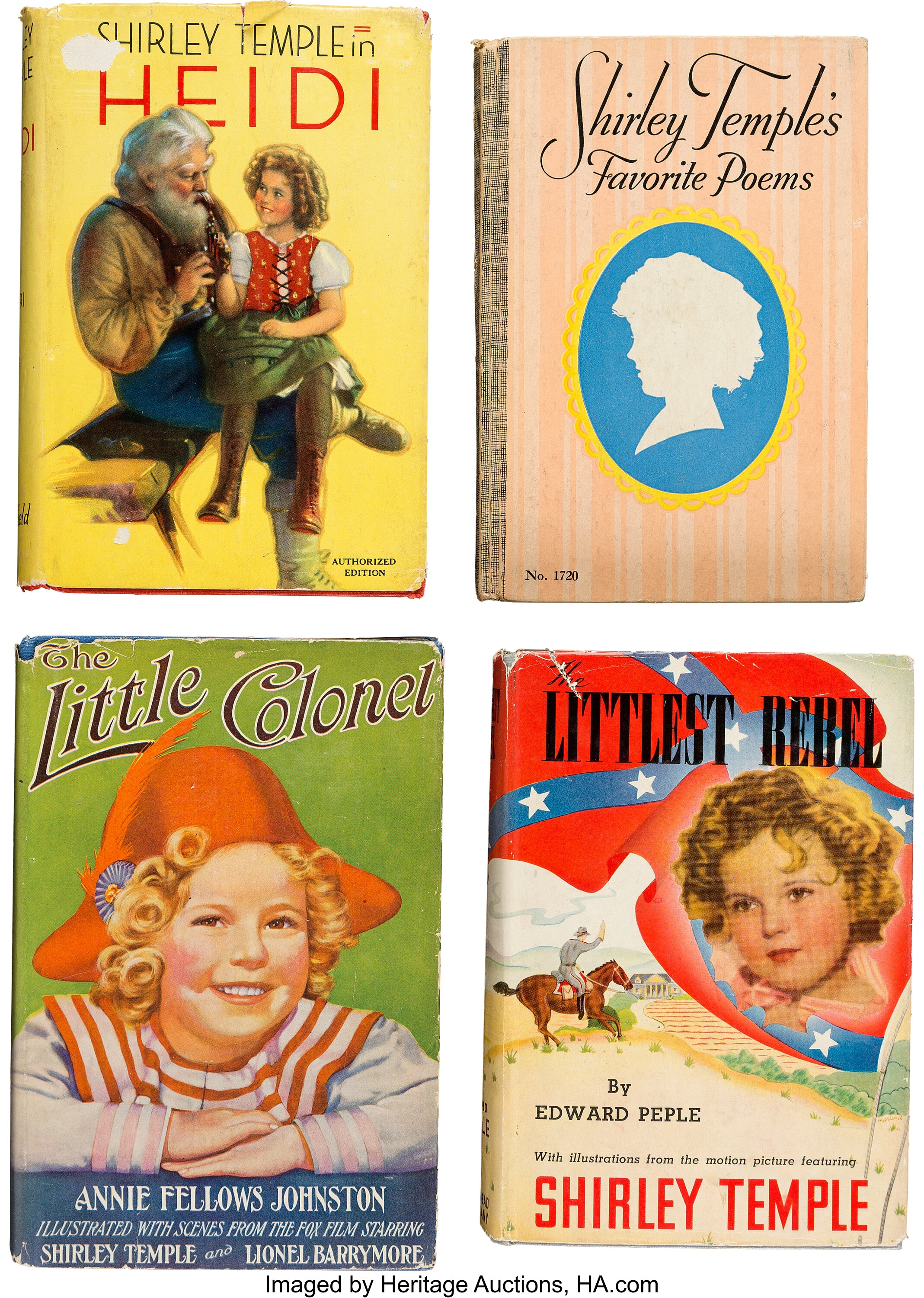 A Shirley Temple-Related Group of Books, Circa 1930s.... Movie/TV | Lot ...