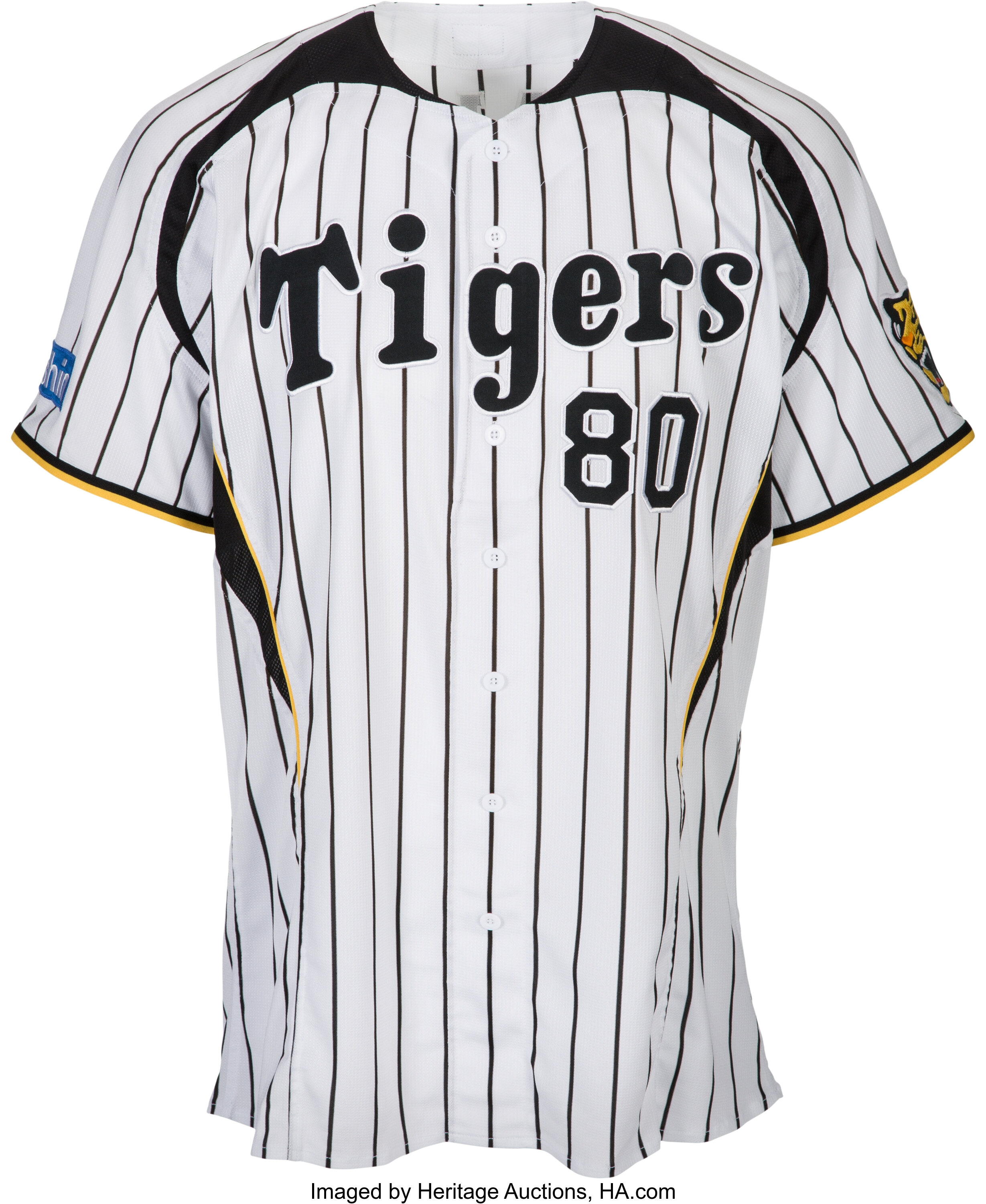 1991 Tom O'Malley Signed Game Worn Hanshin Tigers Jersey. . , Lot  #51106