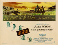 The Searchers (Warner Brothers, 1956). Half Sheet (22" X 28")