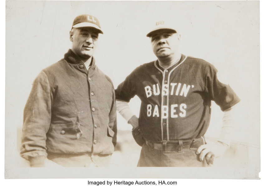 Lot Detail - BABE RUTH AND LOU GEHRIG LIMITED EDITION (174/1927